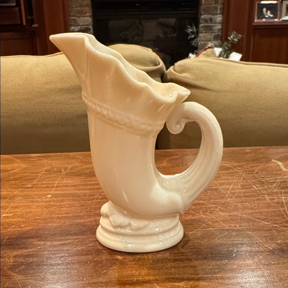Vintage Lenox Horn Of Plenty Vase Traditional Classic Decor EUC